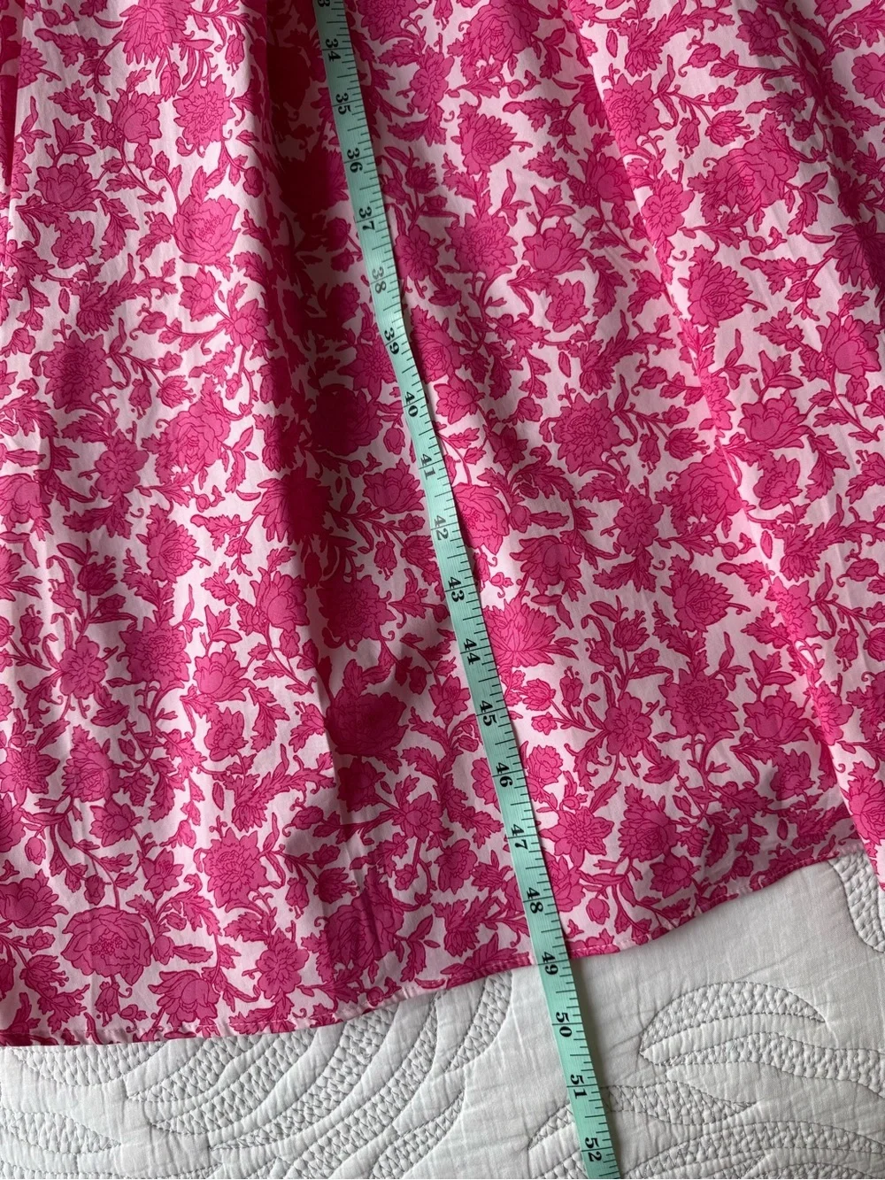 NWT - J. Crew - A-line Cotton Poplin Midi Dress in Rosebud Floral Cupcakes Blush